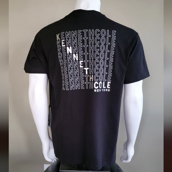 Kenneth Cole New York Black Knit Shirt NEW M,L,XL - Picture 2 of 5